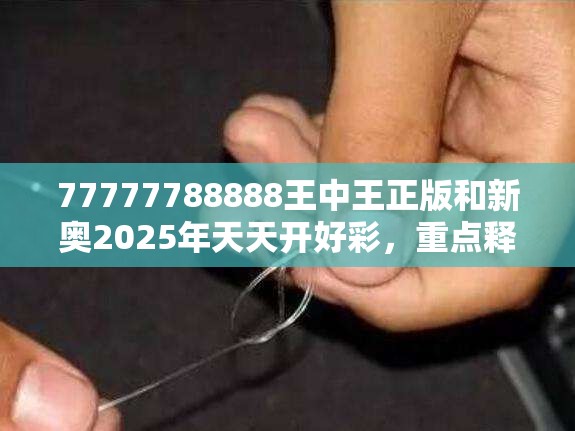 77777788888王中王正版和新奥2025年天天开好彩，重点释义、解释与落实,警惕不实的钓鱼钩