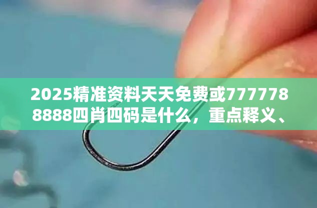 2025精准资料天天免费或7777788888四肖四码是什么，重点释义、解释与落实,警惕不实的钓鱼钩