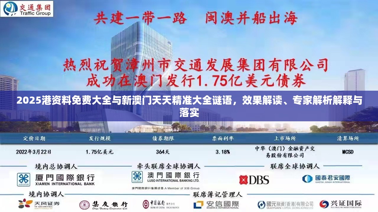 2025港资料免费大全与新澳门天天精准大全谜语，效果解读、专家解析解释与落实